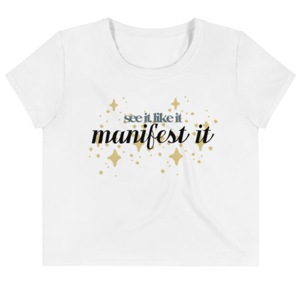 “Manifest It” Crop Top